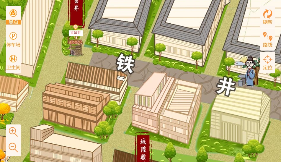 新洲智慧景区：手绘地图与语音导览的完美融合